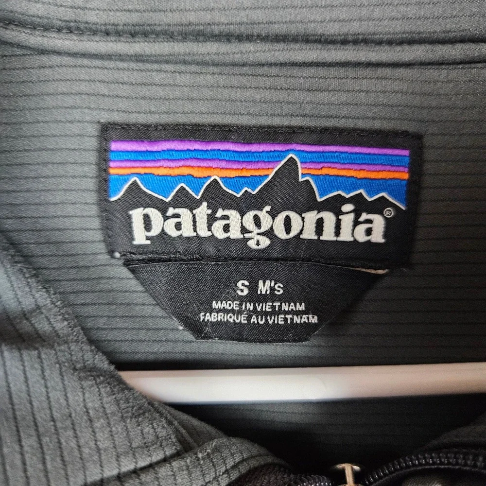 Patagonia Pack In Jacket Mens‎ S Full Zip Forge Grey Outdoors Quilted 20945